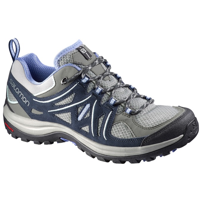SALOMON ELLIPSE 2 AERO W Philippines - Women's Hiking Shoes - Navy/Silver | 871426-OPR